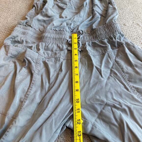 Young Fabulous & Broke Tencel Olive Green Jumpsuit Utility Jogger Sleeveless MED - Picture 7 of 11